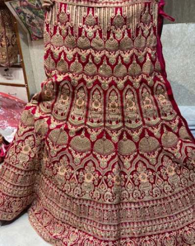 Heavy Embroidery Work Lehenga Choli At Wholesale by Agarwal Jewellers