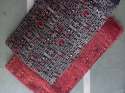Ajrakh Red-Black Mashru Silk Fabric thumb 1