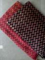 Ajrakh Red-Black Mashru Silk Fabric thumb 9