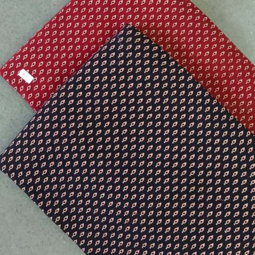 Red-Black Ajrakh Cotton Fabric  by ALIF HANDICRAFT