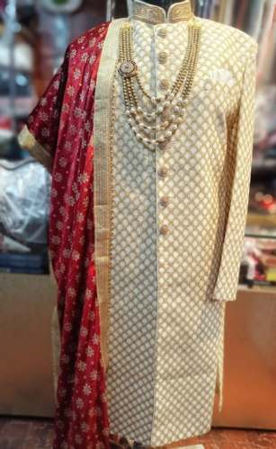 Mens Fancy Sherwani Suit At Wholesale Rate by Shraddha Boutique