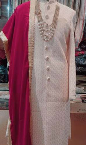 New Collection Pink Mens Sherwani by Shraddha Boutique