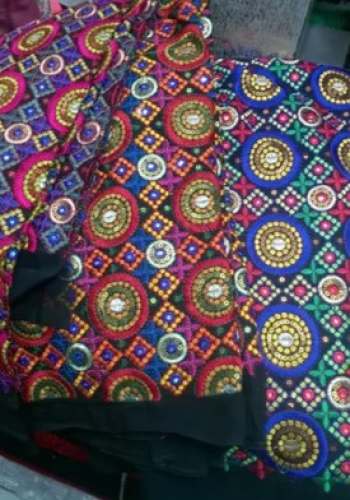 New Designer Embroidery Work Fabric by Bombay Beauty