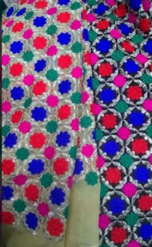 New Multi Color Designer Fabric by Bombay Beauty
