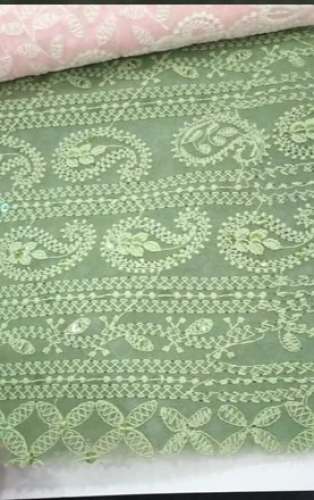 Stylish Schiffli Work Fabric  by Pal Creation