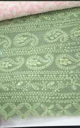 Stylish Schiffli Work Fabric 