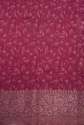  Floral Printed Burgundy Chanderi Silk Cotton Saree for Ladies  thumb 5