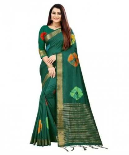 Designer Bandhani Silk Saree For Ladies by Freya Fashion