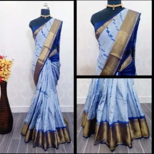 Fancy Nylon Silk Saree At Wholesale Rate