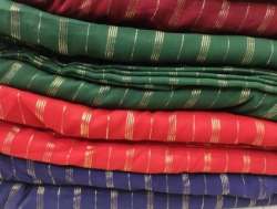 Stylish Georgette Foil Print Fabric 