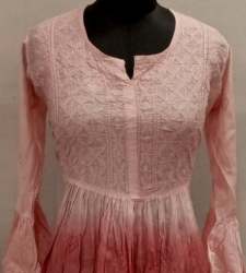 fancy Shaded Anarkali Kurti At Wholesale