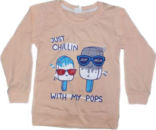 Full Sleeve Kids Printed T shirt  by M s ILA GARMENTS AND TEXTILES