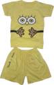 Yellow Kids T shirt with Short 