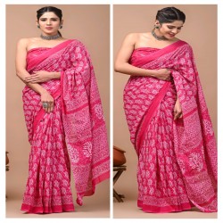 Cotton Mulmul Saree 