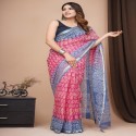 Hand Block Print Kota Saree  thumb 4