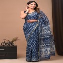 Hand Block Print Kota Saree  thumb 6