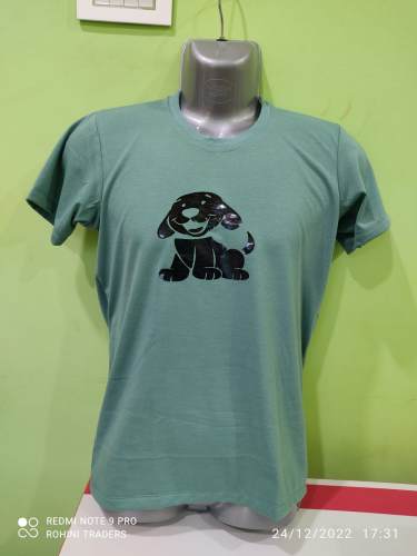 Girls Fancy Round Neck T shirt  by RohiniTraders