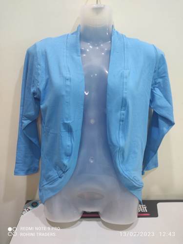 Sky Blue Girls Jacket by RohiniTraders