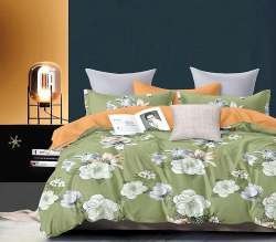Premium Glace Cotton Bedsheet 3Pc 