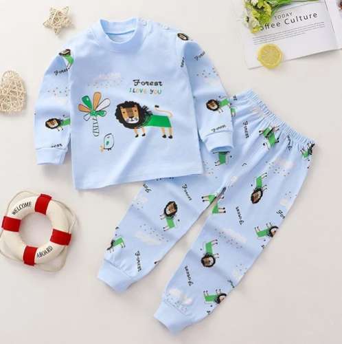 Cotton Fabric Kids Night Wear by Sapariya International