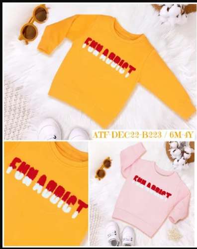 Cotton Fabric Kids T shirt 