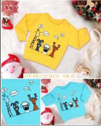 Designer Cotton Fabric Kids T shirt 