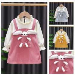 Designer Kids Girl Cotton Frock 