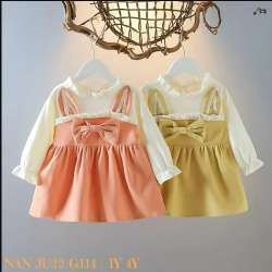 Hosiery Party Wear Kids Gown Frock