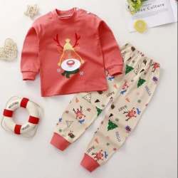 Kids Unisex Cotton Printed Night Suit