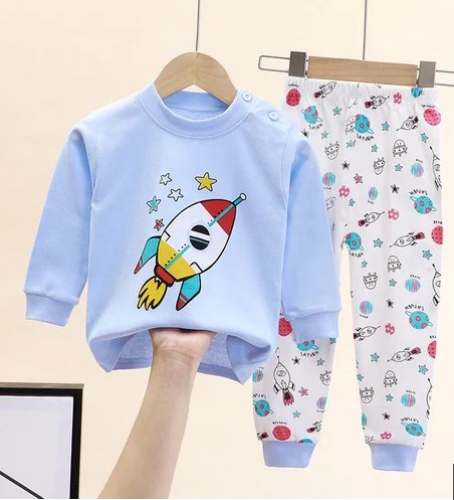 New Collection Cotton Kids Pajama Set