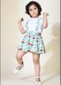 Designer Cotton Kids Girl Tops And Skirt thumb 2