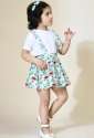 Designer Cotton Kids Girl Tops And Skirt thumb 3