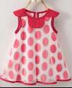 polyester-dot-print-red-girls-frocks