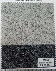 100% Cotton Satin Digital Prints Shirting Fabric 