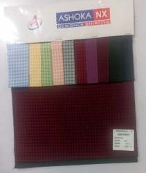 Men Lycra Check Print Shirting Fabric 