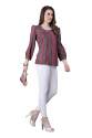 Cotton Rayon Fancy Designer Ladies Top  thumb 2