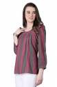 Cotton Rayon Fancy Designer Ladies Top  thumb 3