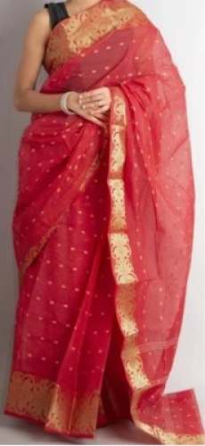 Fancy Cotton Tant Handloom Saree  by DAS TEXTILE 