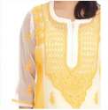  Hand Embroidered chiffon kurtis thumb 1