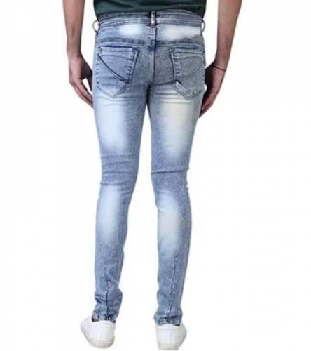 All Season Denim Blue Jeans for Men by S K Star Garments