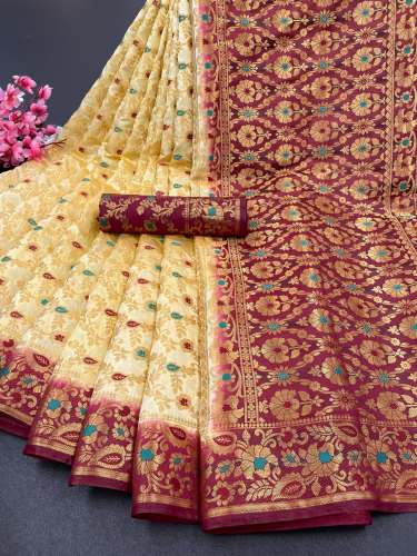 ANU Wedding Wear Balaton Silk Saree by Jyonik