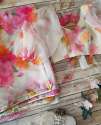 FLORAL Printed Organza Saree With Stitched Blouse thumb 2