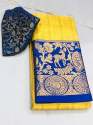 HIRAN MOR Jacquard Weaving Silk Cotton Saree thumb 5