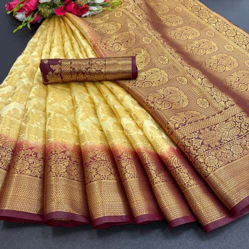 MAHI Elegant Balaton Silk Saree  by Jyonik