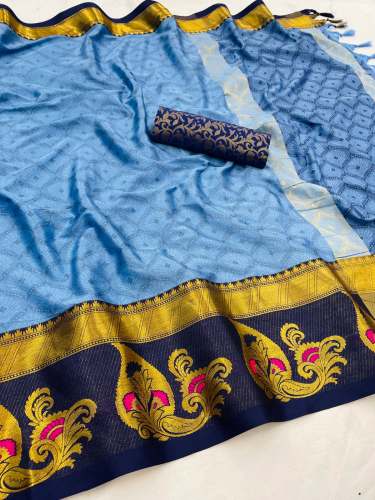 MARIA Party Wear Silk Cotton Saree