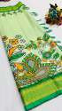 MAYA Digital Printed Kalamkari Saree  thumb 1