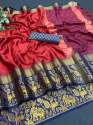 NITHYA Pretty Silk Cotton Saree  thumb 1
