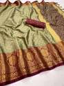 RAMAIYA Rich Pallu Silk Cotton Saree thumb 2