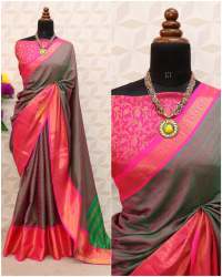 RASHI Lining Checks Box Saree 