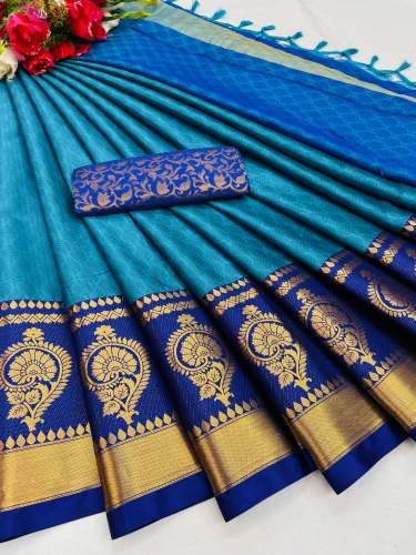 TAMANNA Silk cotton Saree at Wholesale rate  by Jyonik